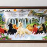 Mẫu tranh mã đáo thành công đẹp